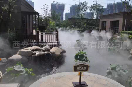 小區(qū)景觀(guān)造霧工程