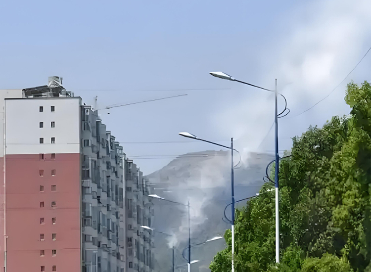 噴霧路燈-智慧城市道路噴淋除塵新設(shè)備